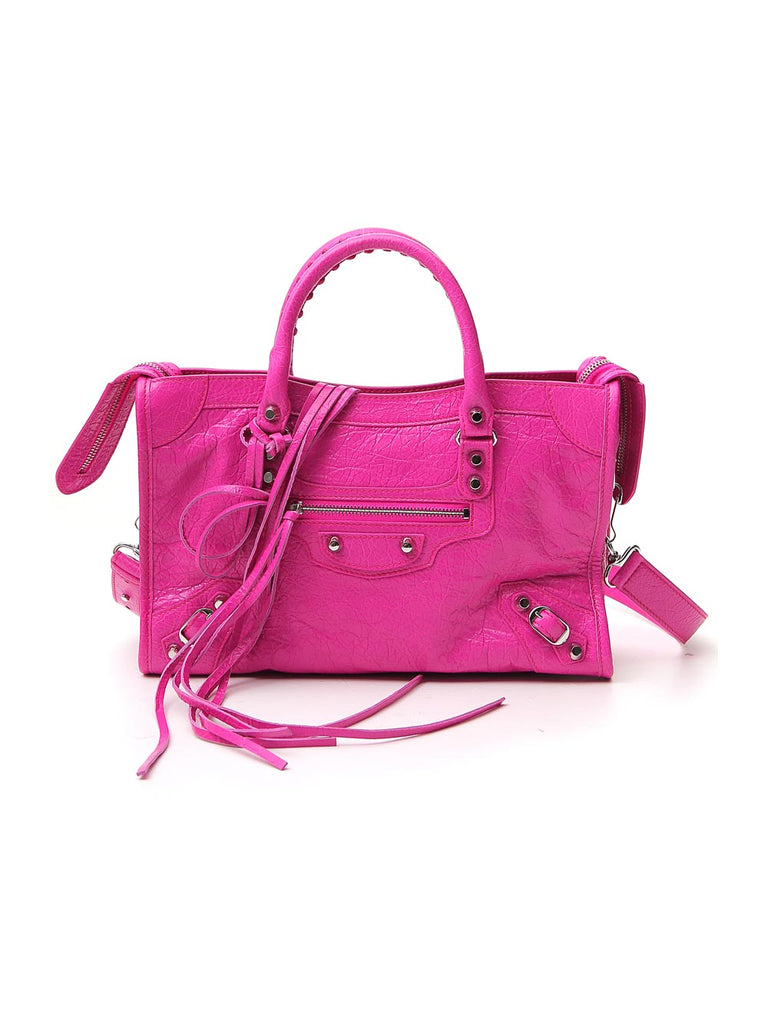 Balenciaga Neo Classic Top Handle Small In Fuxia In Pink | ModeSens