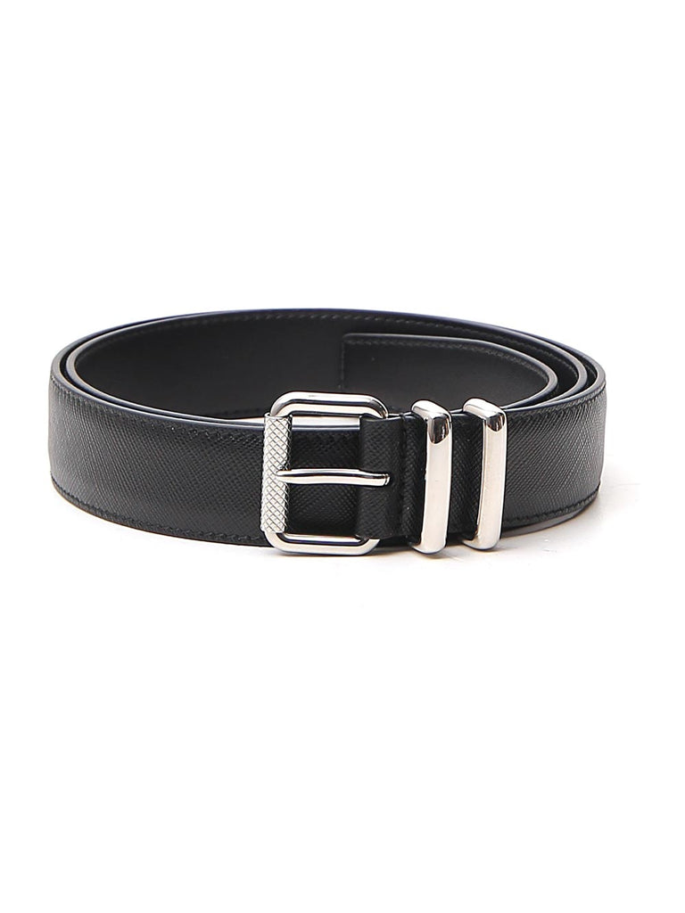 Prada Buckle Belt In Black