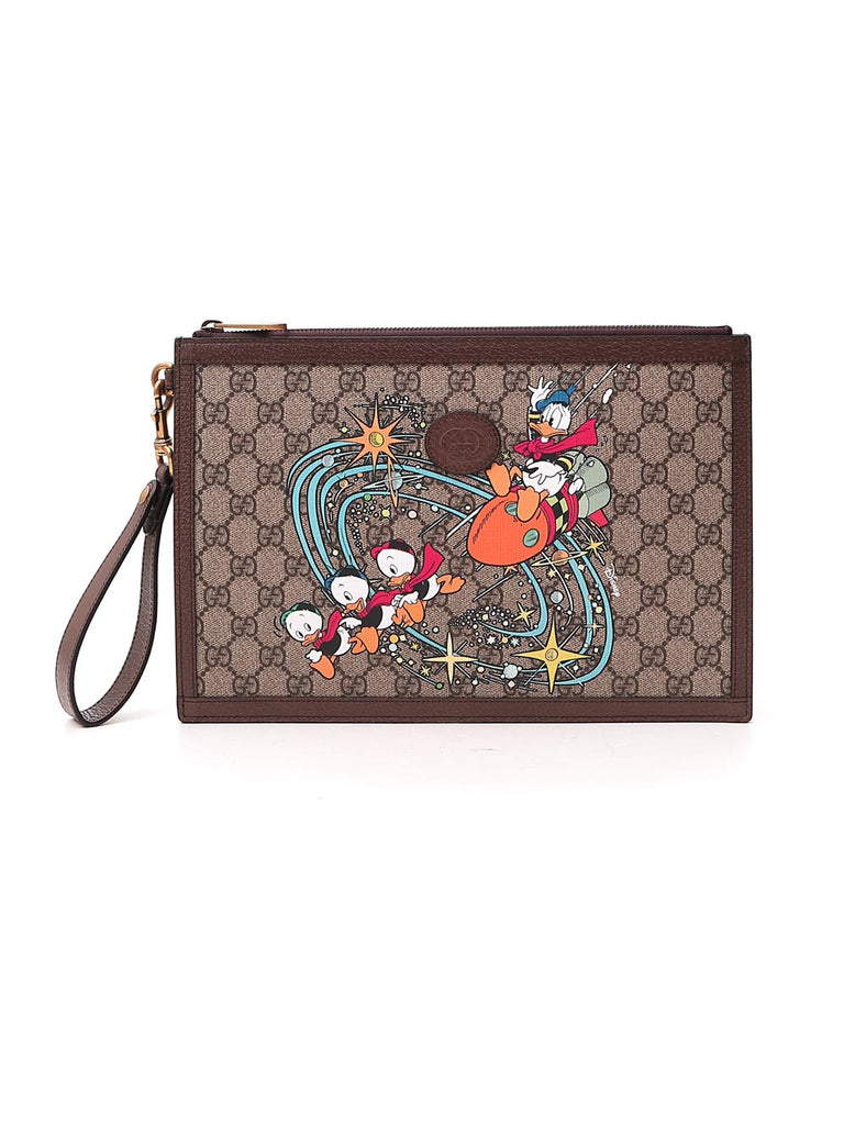 GUCCI GUCCI X DISNEY DONALD DUCK POUCH BAG