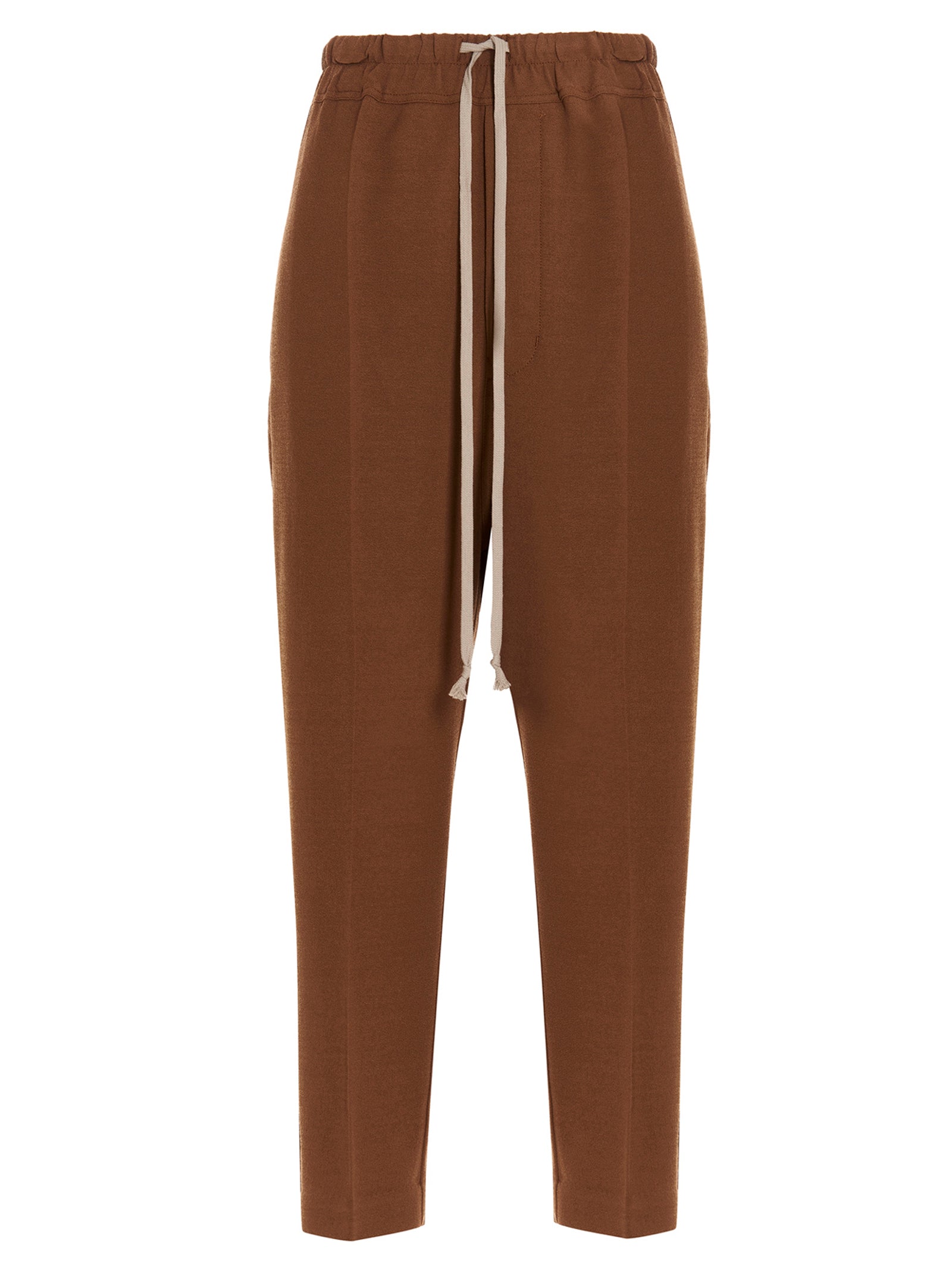 RICK OWENS RICK OWENS DRAWSTRING TAPERED LEG TROUSERS