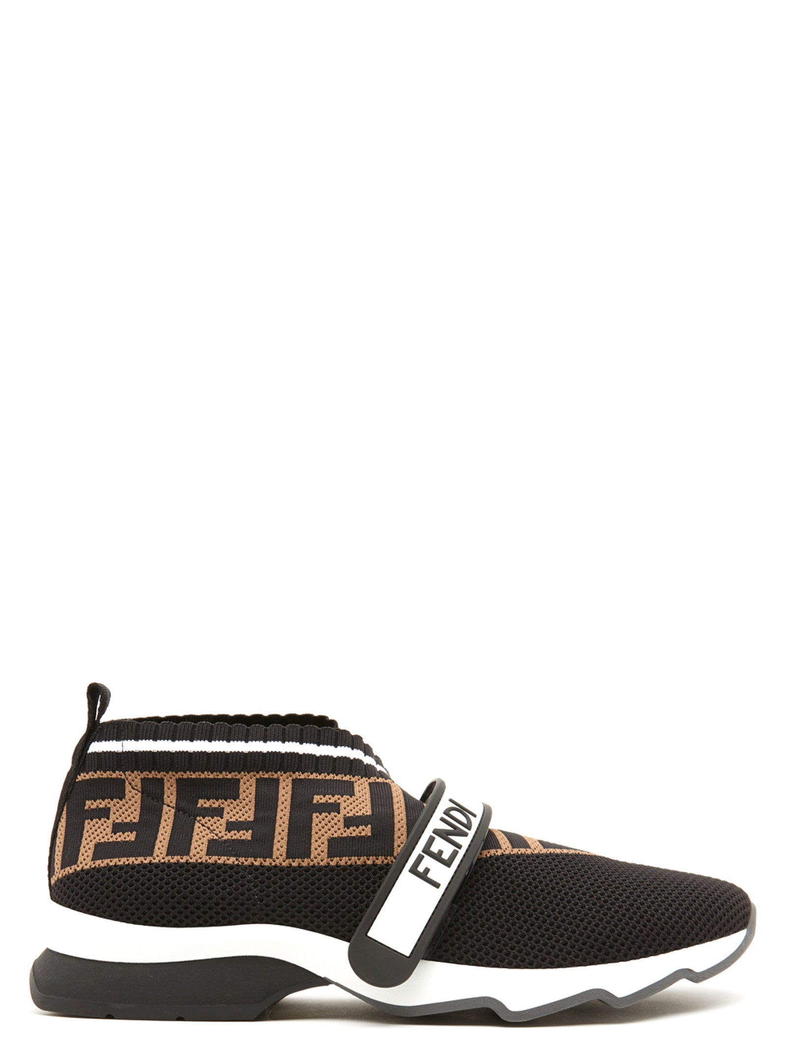 FENDI FENDI ROCKOKO FF MONOGRAM SNEAKERS