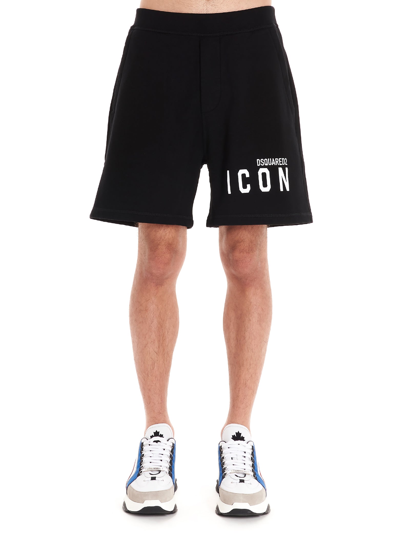 DSQUARED2 DSQUARED2 LOGO PRINT BERMUDA SHORTS