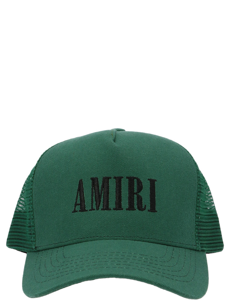 Amiri Logo Mesh Cap In Green
