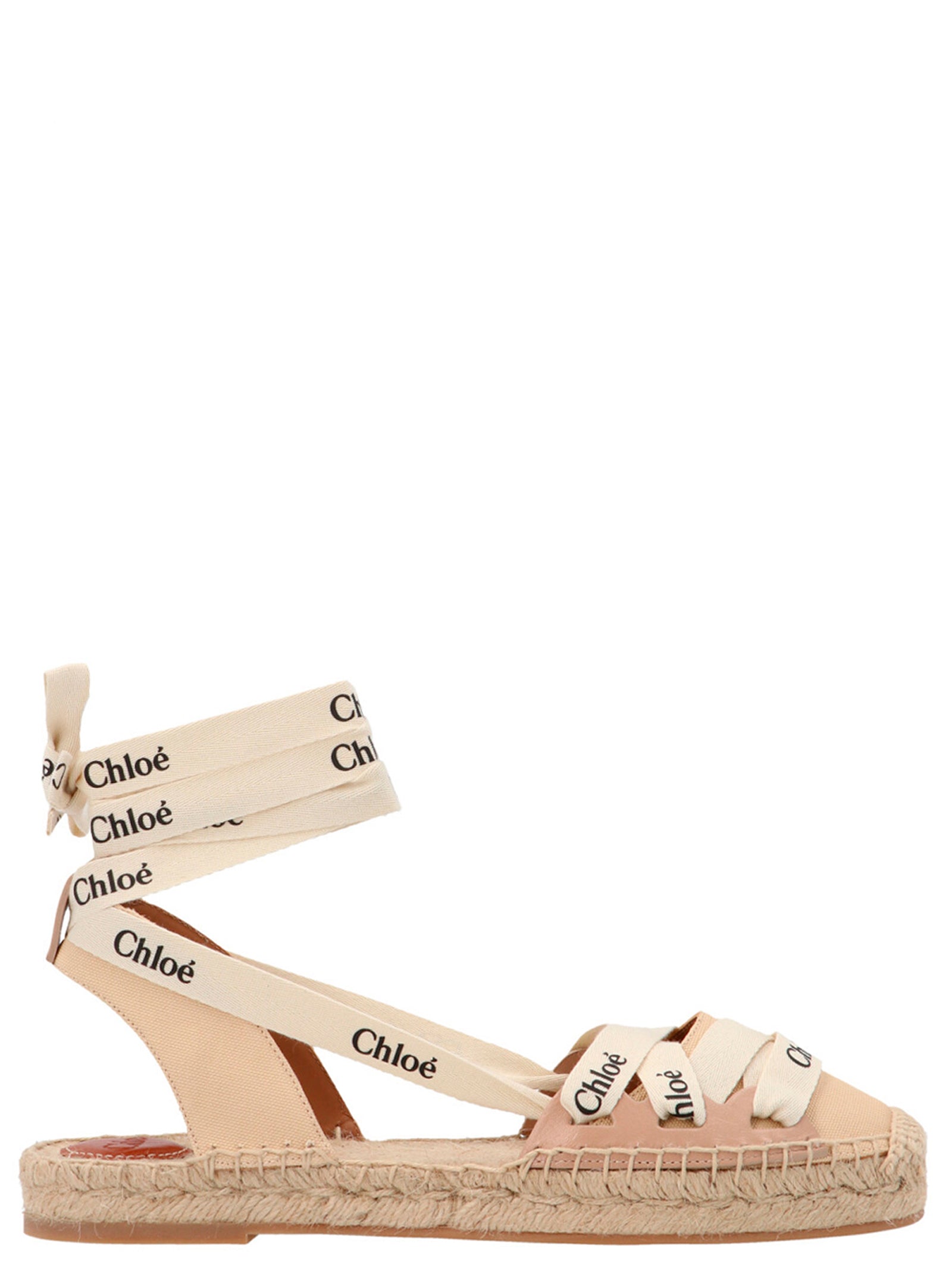 CHLOÉ CHLOÉ LAUREN STRAPPED ESPADRILLES