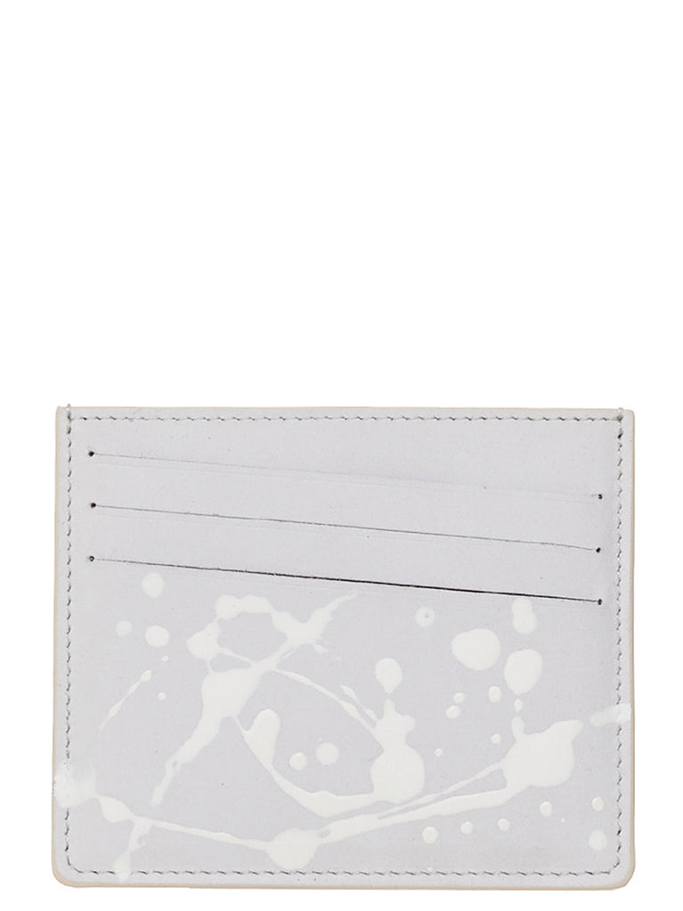 MAISON MARGIELA MAISON MARGIELA LOGO PAINT SPLATTER CARDHOLDER