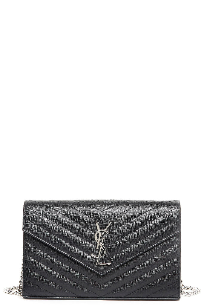 SAINT LAURENT SAINT LAURENT MONOGRAM CHAIN WALLET