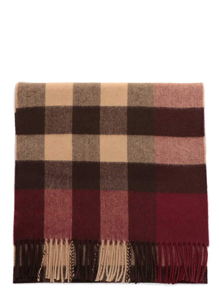 BURBERRY BURBERRY CHECK FRINGED SCARF