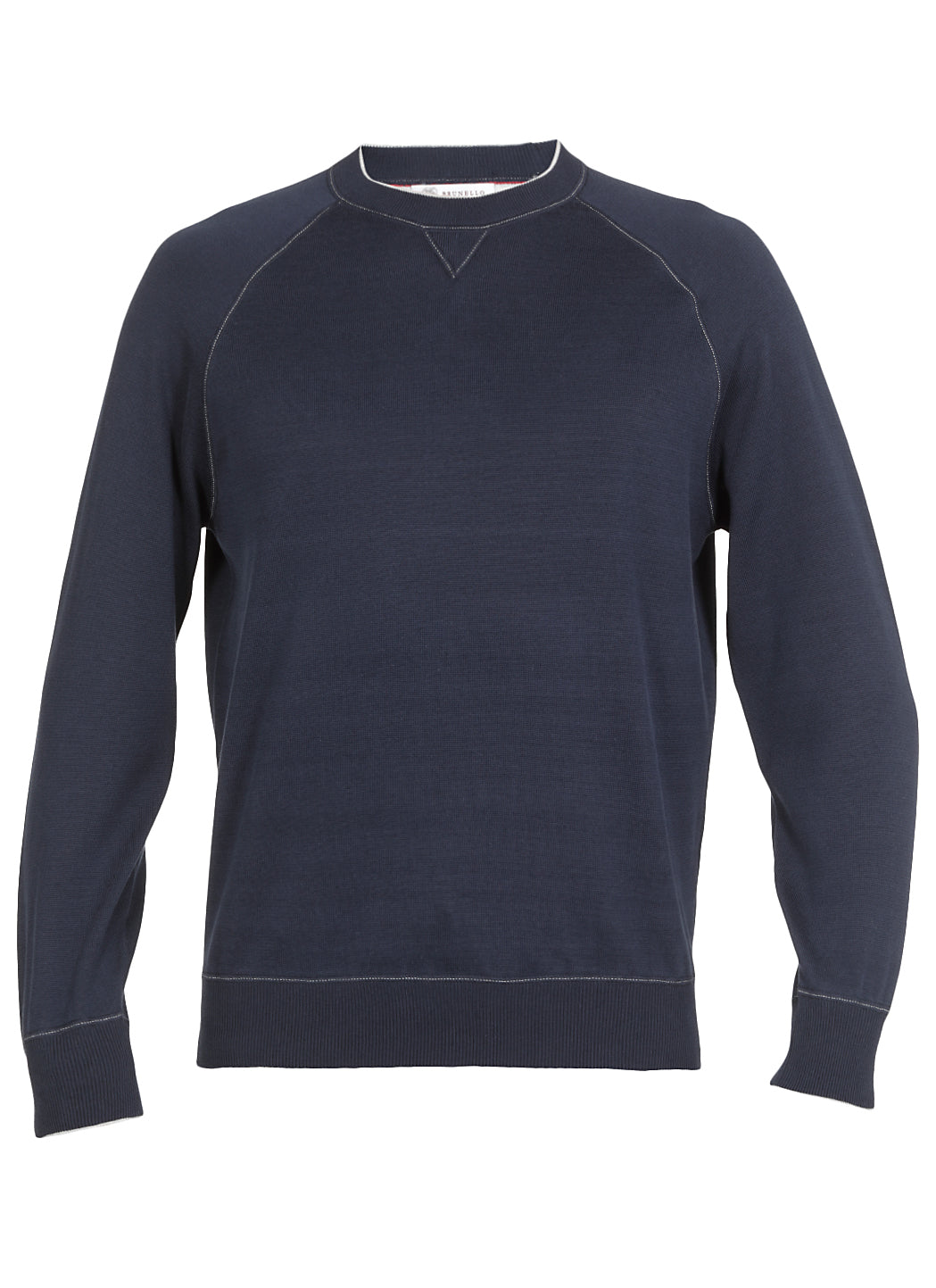 Brunello Cucinelli Crewneck Sweatshirt In Blue