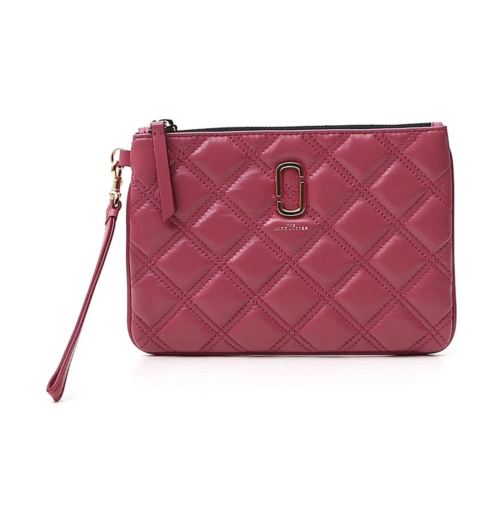 MARC JACOBS MARC JACOBS THE QUILTED SOFTSHOT WRISTLET POUCH