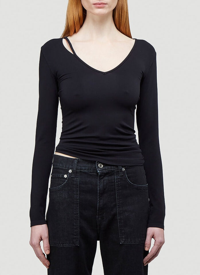 Helmut Lang Cut In Black