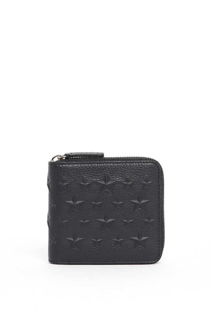 JIMMY CHOO JIMMY CHOO LAWRENCE EMBOSSED STARS WALLET