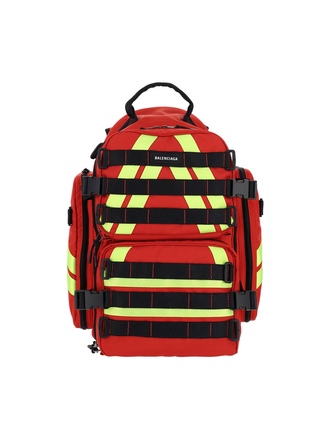 BALENCIAGA BALENCIAGA FIRE LOGO PATCH BACKPACK