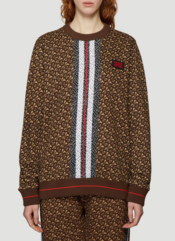 thomas burberry monogram sweatshirt