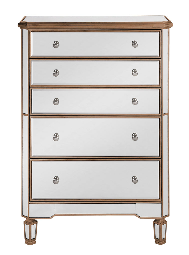 Silver Leaf Five Drawers Dresser Taylor B Fine Design Group Pte Ltd