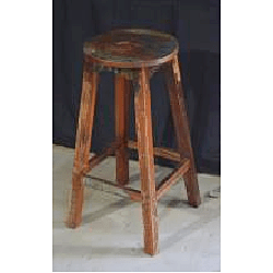 recycled timber stools