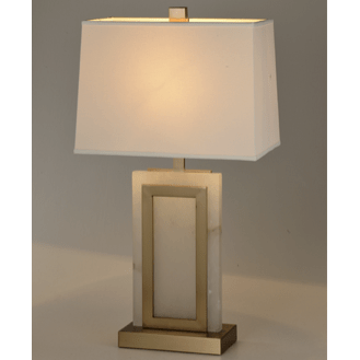 crystal square table lamp