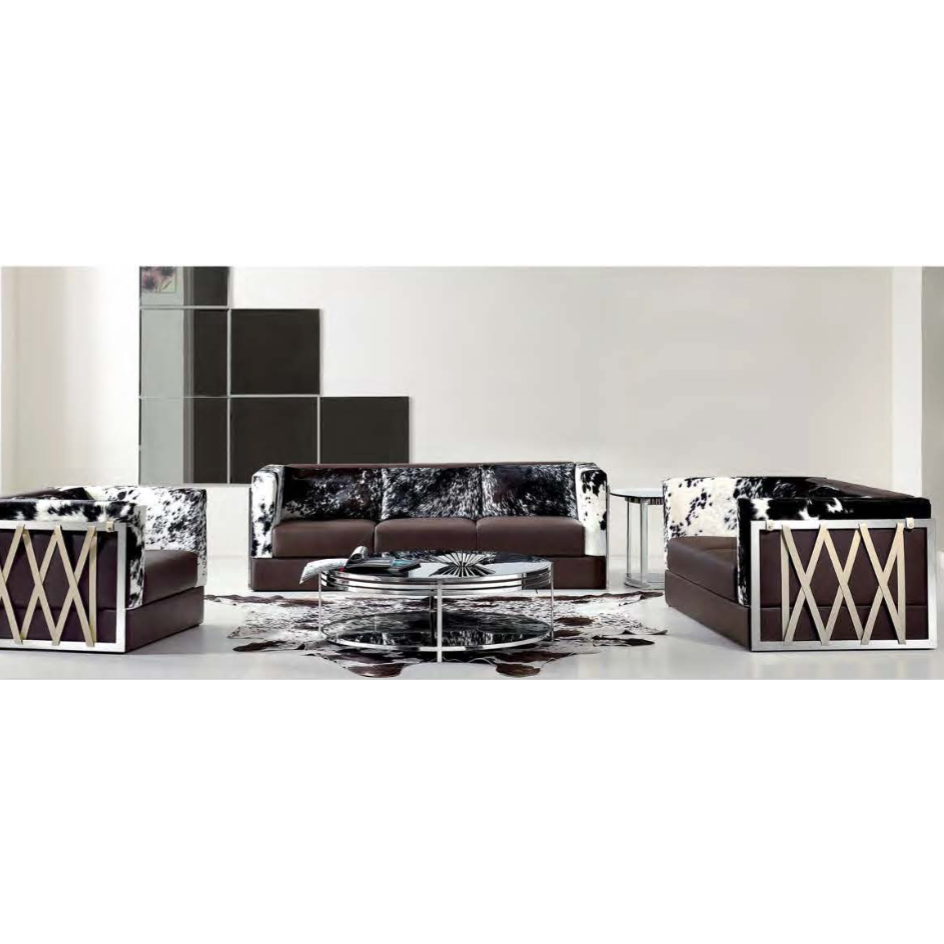 Modern Cowhide Accent Chair On Sale Taylor B Fine Design