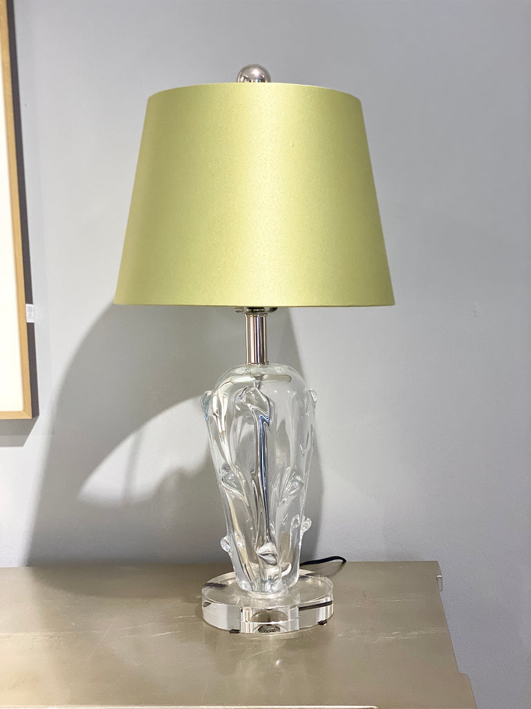 glass crystal table lamps