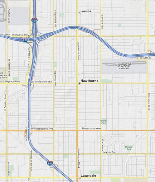 hawthorne boulevard map1