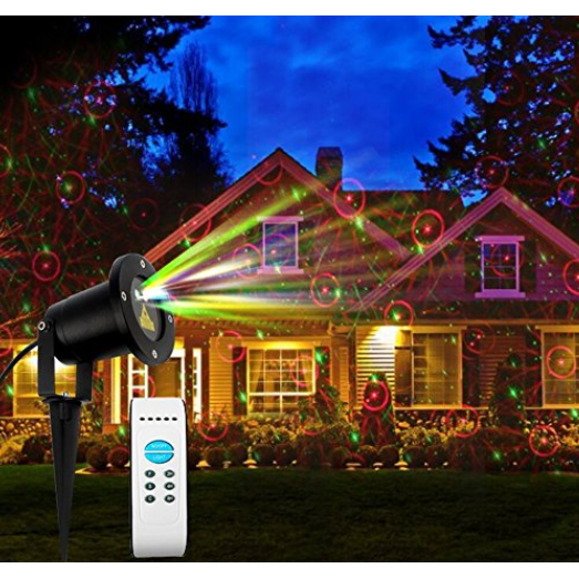 green laser christmas lights