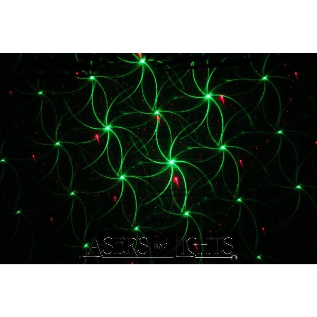 red green laser light show