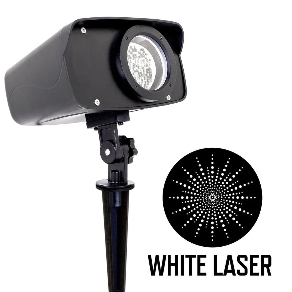 white laser light projector