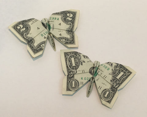 Butterfly Money Origami