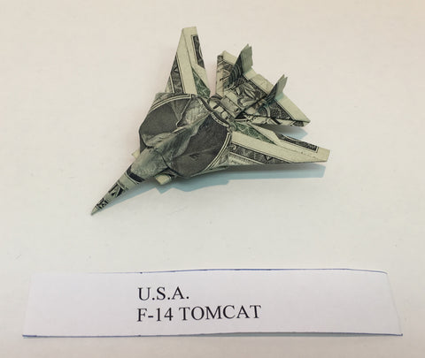 F-14 Tomcat Money Origami