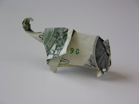 Money Fold Elephant
