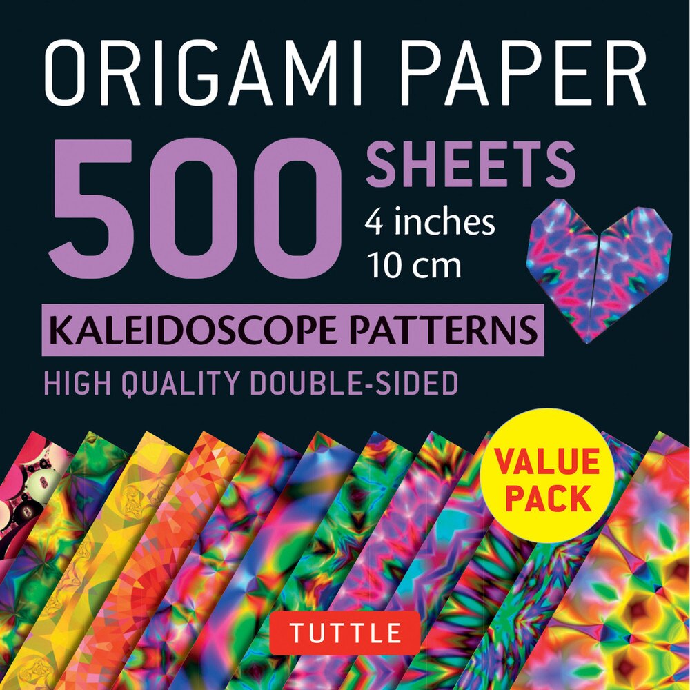 500 Sheets Kaleidoscope Patterns Origami Paper