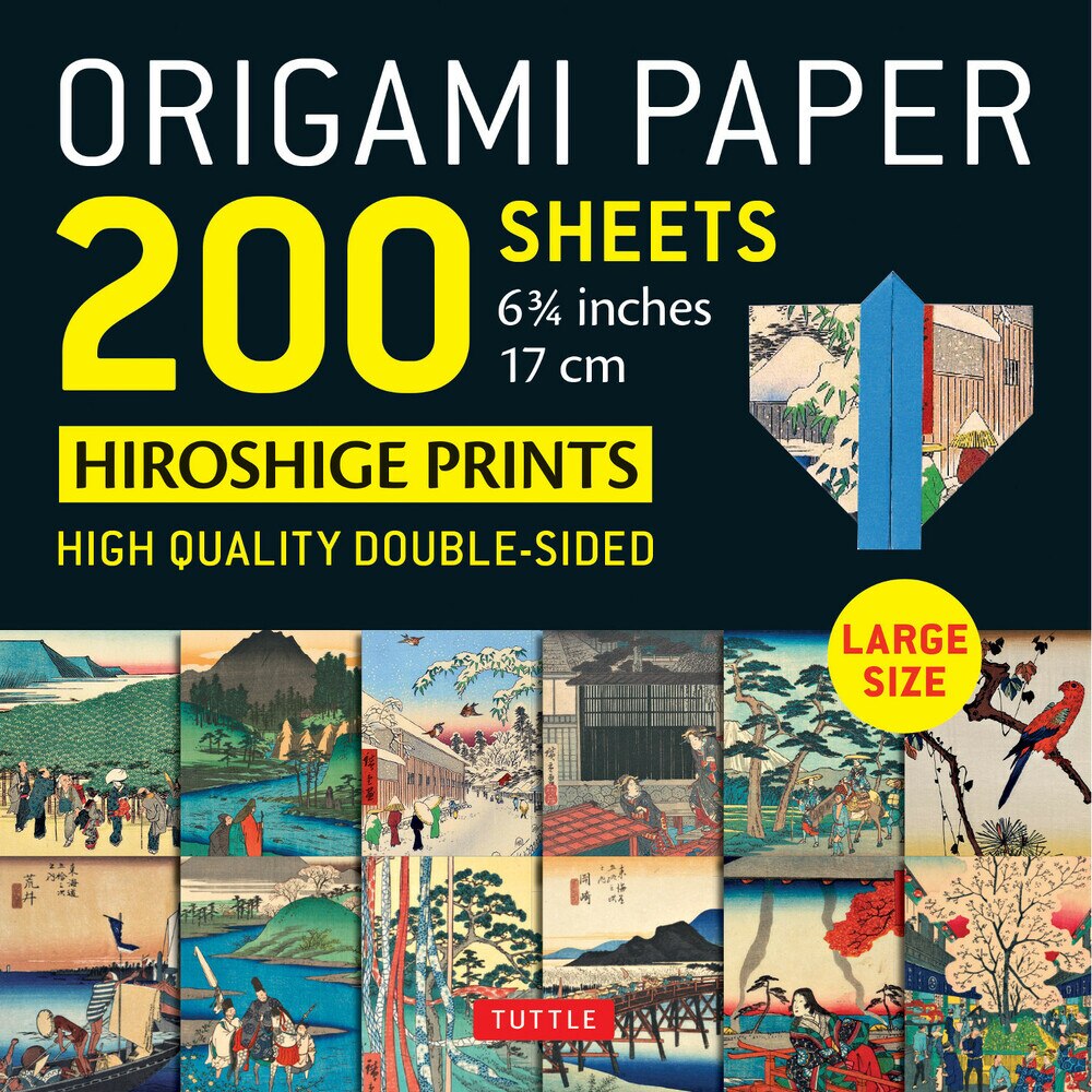 200 Sheets Hiroshige Patterns Origami Paper