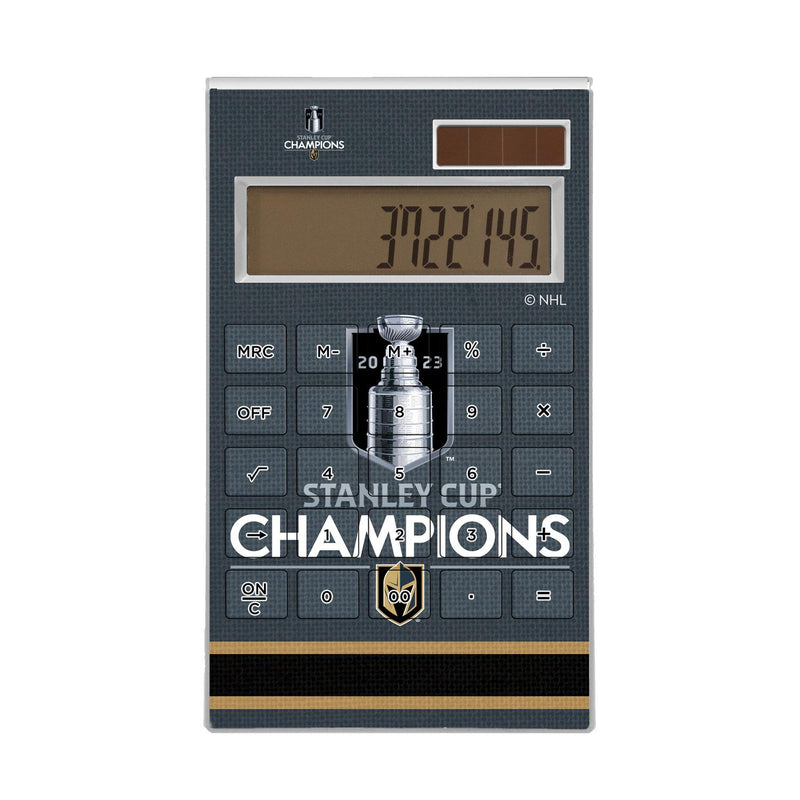 Fabel dramatiker dedikation Vegas Golden Knights Stripe Desktop Calculator | Keyscaper