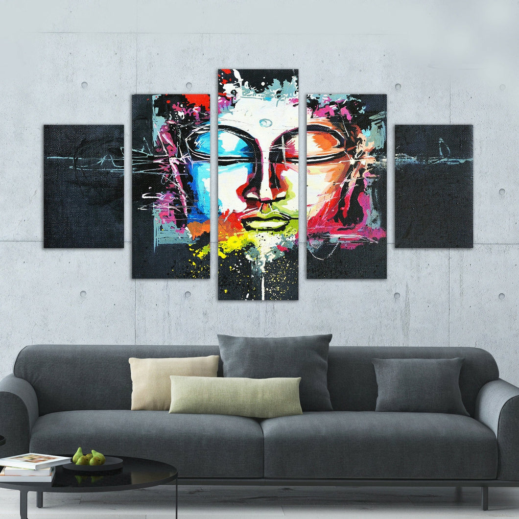 Abstract Buddha Canvas – Insta Buddha