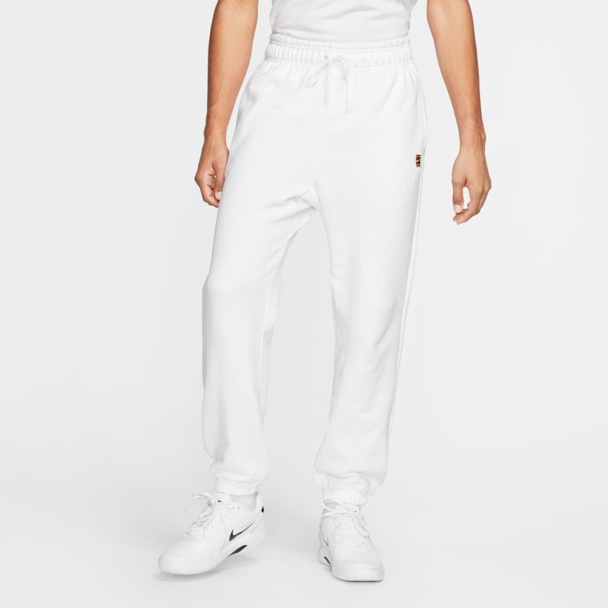 nike men's nikecourt fleece tennis pants