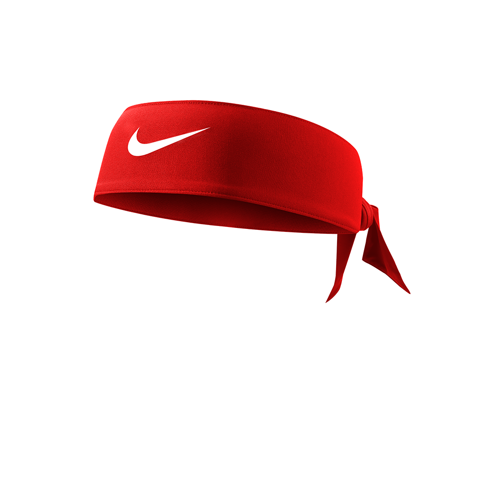 red nike tie headband