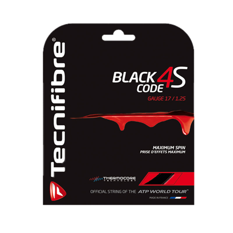 Tecnifibre Black Code 4S 17 Pack - Black