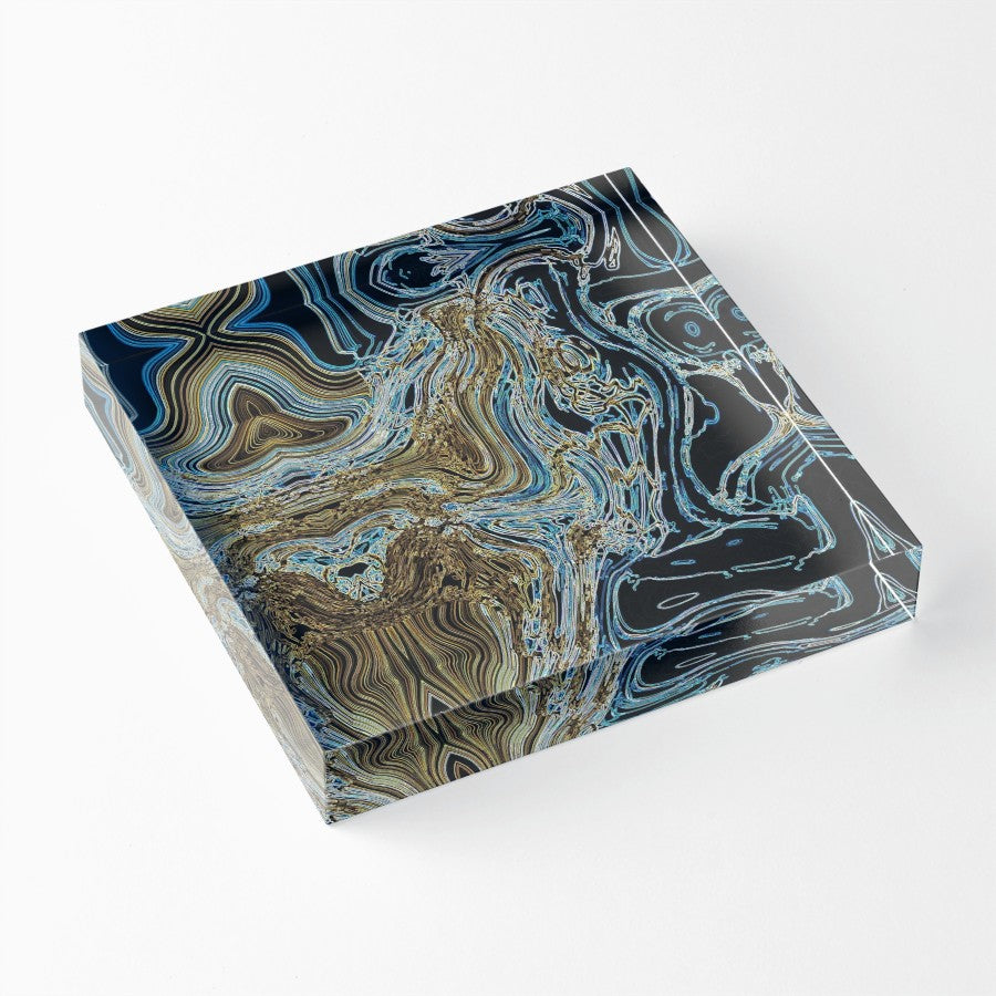 Lapis Lazuli Contour Mirror – Kevin Harney Art and Fashion