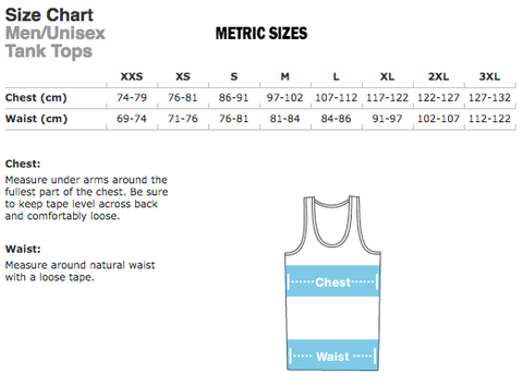 Men's Luke&Lynn Tank Top Metric Sizes