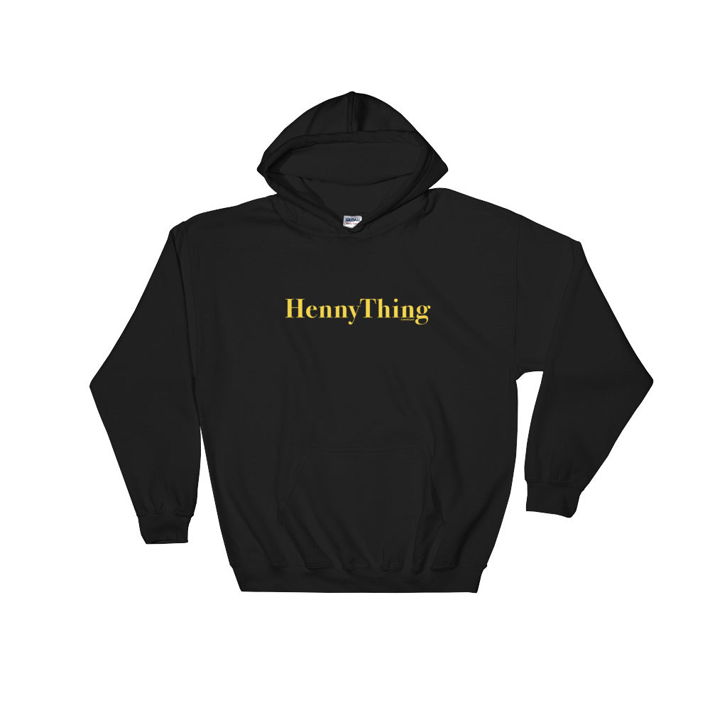 black unisex hoodie