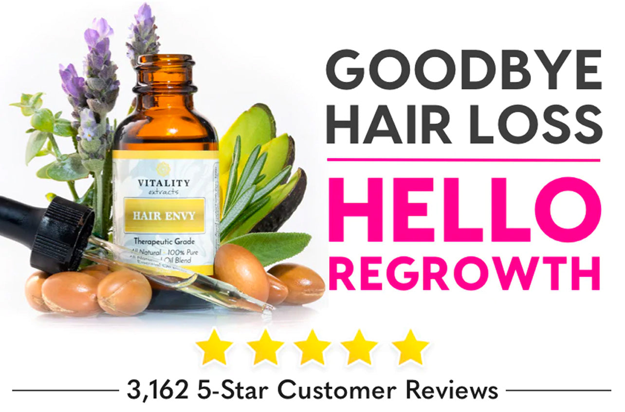 Vitality Extracts Essential Oils - Shop one bottle of Hair envy and GET ONE  FOR FREE! Use code bigbogo at checkout! Today only! Click link to shop