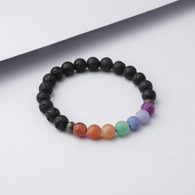 7 Chakra Agate Bracelet - Vitality Extracts