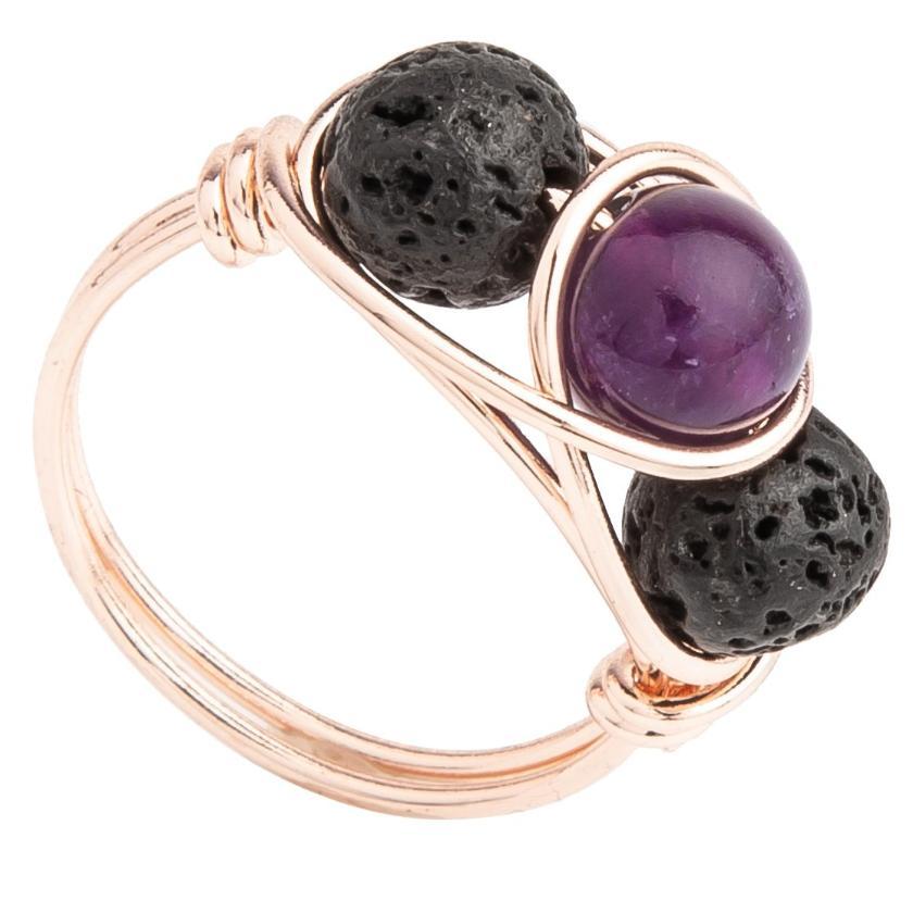 Amethyst Diffuser Ring