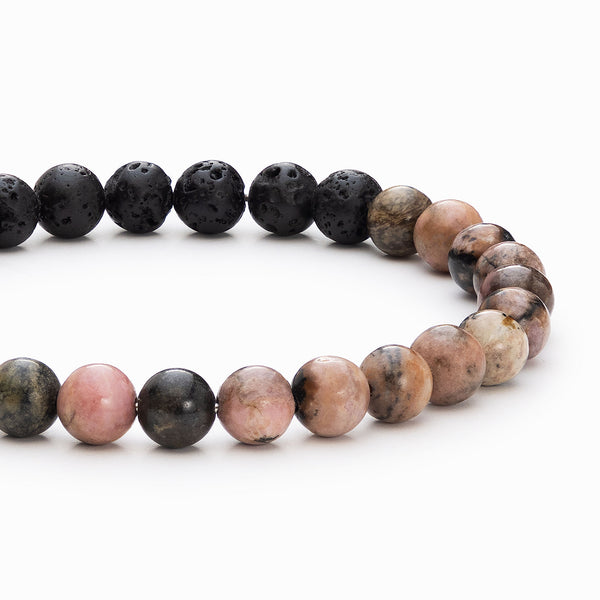 Pink Rhodonite Diffuser Bracelet - Vitality Extracts