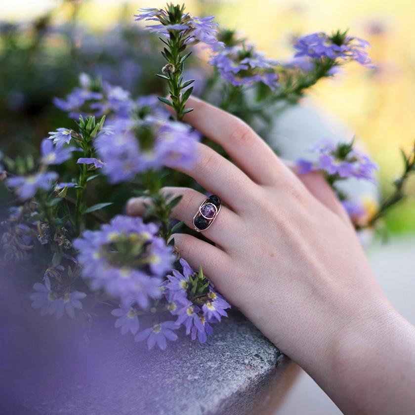 Amethyst Diffuser Ring