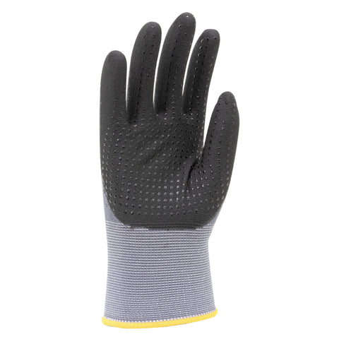 AL-Gard XtraFlex Ultra Lightweight Nylon & Spandex Gloves with Nitrile ...