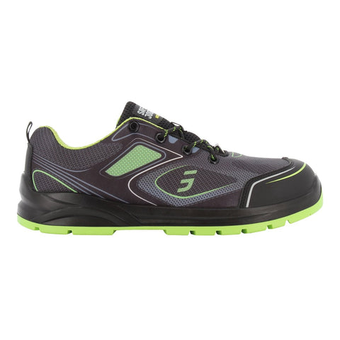 Safety Jogger Cador S1P SRC Sporty Low-cut ESD Safety Shoe Green & Light Grey
