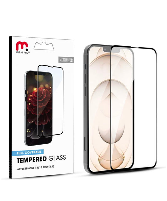 MyBat Pro Tempered Glass Lens Protector (2.5D) Compatible with Apple iPhone 14 Pro Max (6.7) / 14 Pro (6.1) - Clear