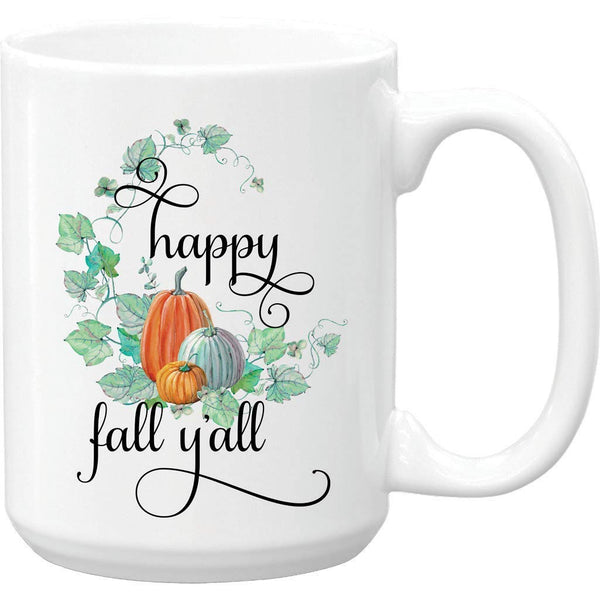Happy Fall Y'all coffee mug
