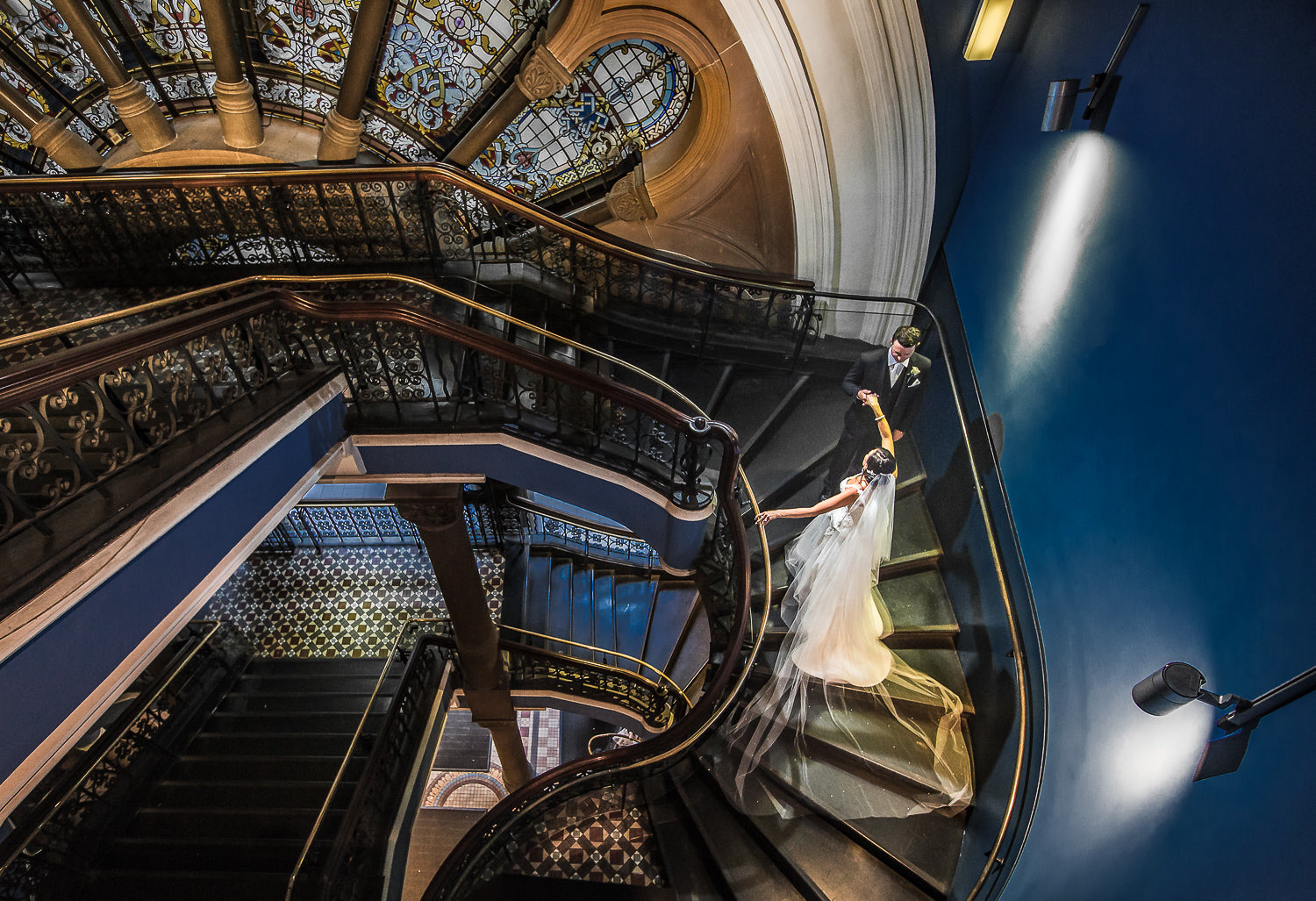 Angelique & Jack, The Tea Room QVB Wedding