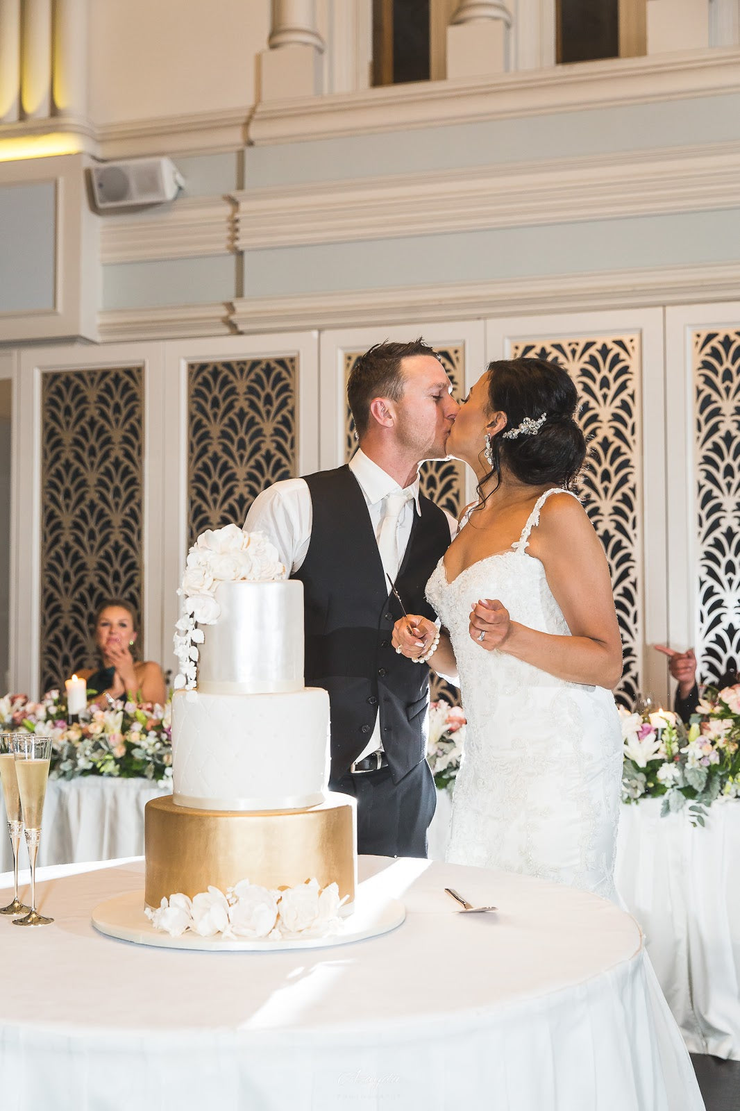 Angelique & Jack, The Tea Room QVB Wedding